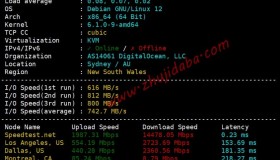 DigitalOcean:澳大利亚悉尼机房主机测评,SYD1线路测试 DigitalOcean:澳大利亚悉尼机房主机测评,SYD1线路测试
